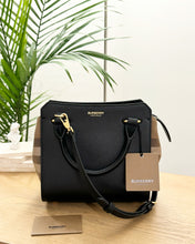 Load image into Gallery viewer, BURBERRY Mini Banwell Tote Bag in Black