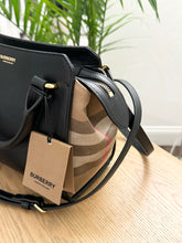 Load image into Gallery viewer, BURBERRY Mini Banwell Tote Bag in Black
