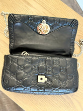 Load image into Gallery viewer, GUCCI GG Milano Mini Leather Top Handle Bag in Black
