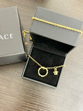 Load image into Gallery viewer, VERSACE Medusa Cut-Out Pendant Necklace in Gold
