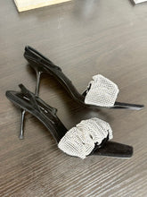 Load image into Gallery viewer, ALEXANDER WANG Crystal Scrunchie Sandals - 85mm - EU38
