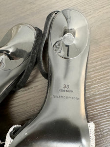 ALEXANDER WANG Crystal Scrunchie Sandals - 85mm - EU38