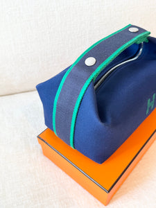 HERMÉS Bride-a-Brac PM Case / Marine Blue