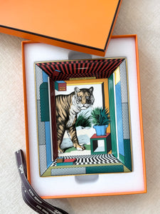 HERMES Grand Theatre Nouveau Change Tray / Fauve / Rouge / Bleu