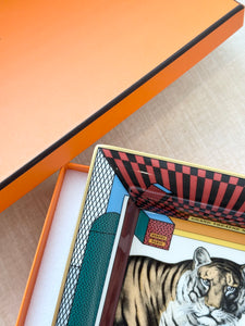 HERMES Grand Theatre Nouveau Change Tray / Fauve / Rouge / Bleu