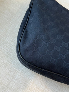 GUCCI GG Monogram Canvas Medium Charmy Hobo Bag / Black