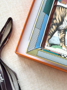 HERMES Grand Theatre Nouveau Change Tray / Fauve / Rouge / Bleu